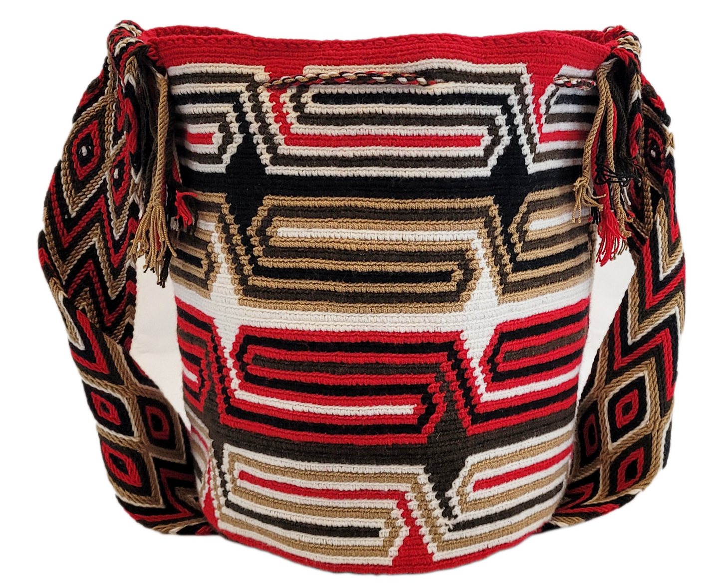 Piper Large Handmade Crochet Wayuu Mochila Bag