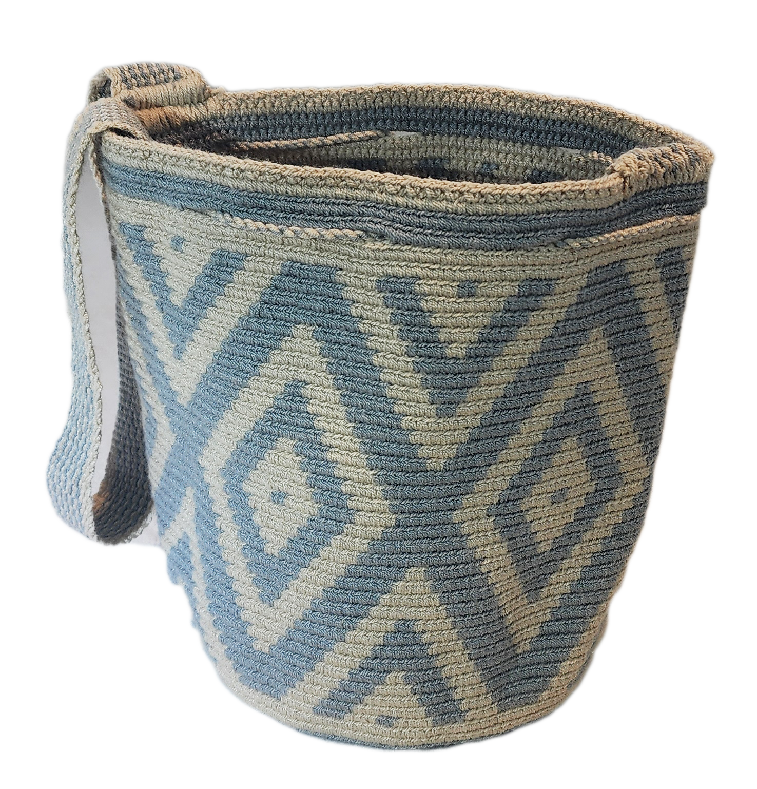 Bottom view Kiara Medium Handmade Crochet Handbag - a perfect gift for her