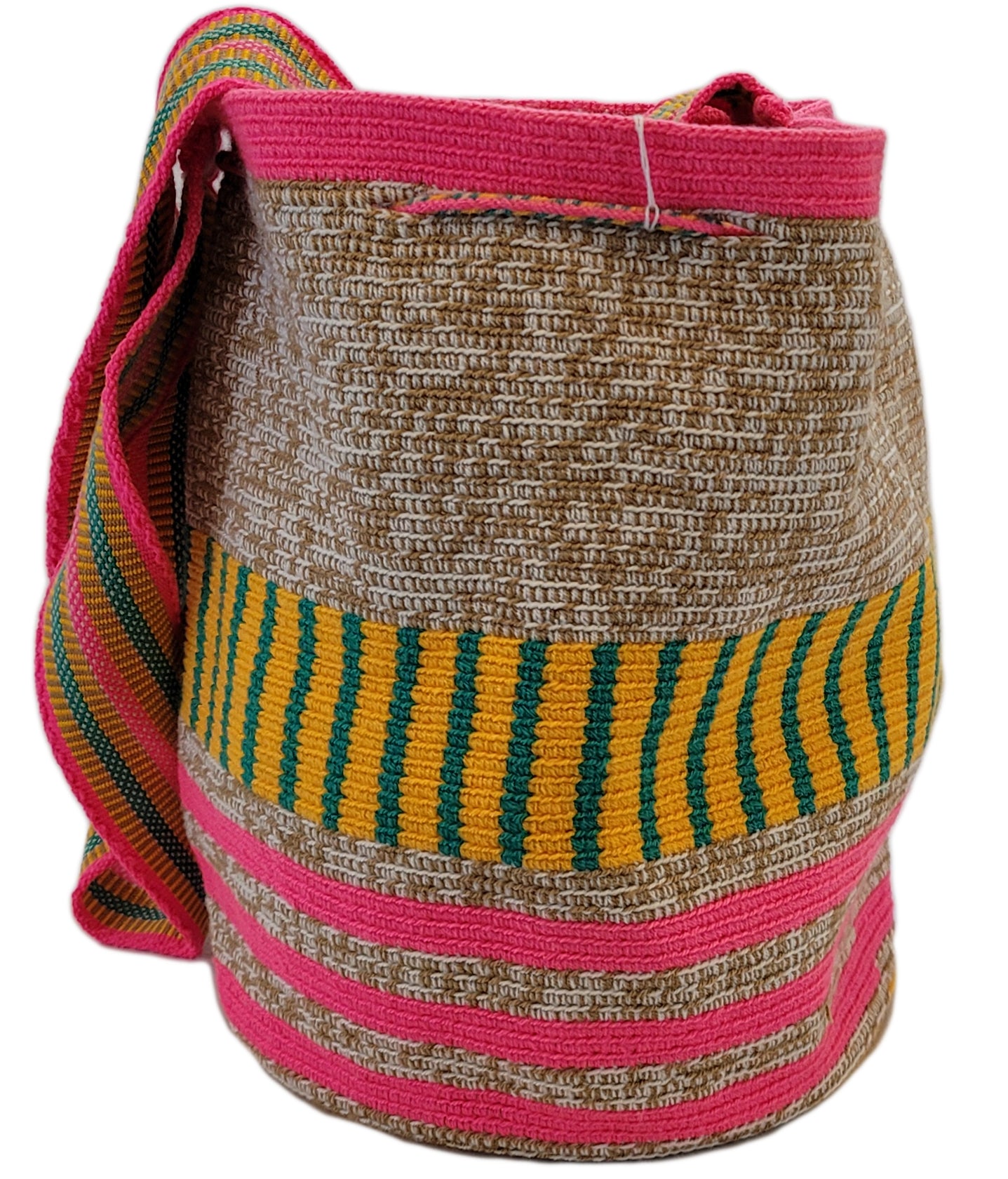 wynter larde handmade crochet wayuu crossbody back view