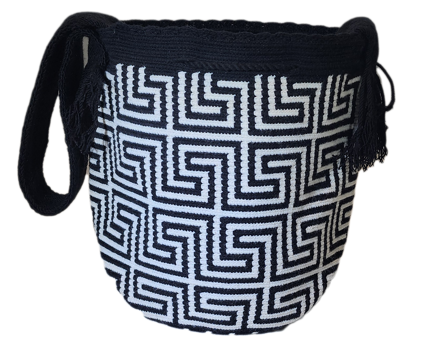 Bottom view Mariana Large Handmade Crochet Wayuu Mochila Bag - a perfect gift for her