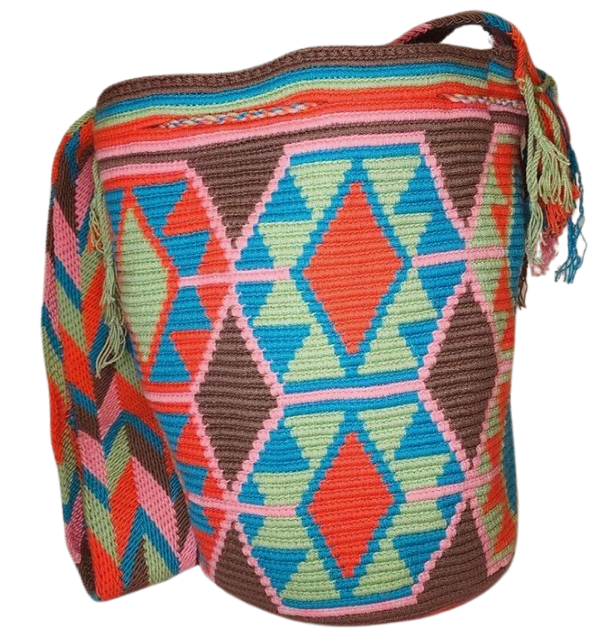 Reagan Large Handmade Crochet Wayuu Mochila Bag