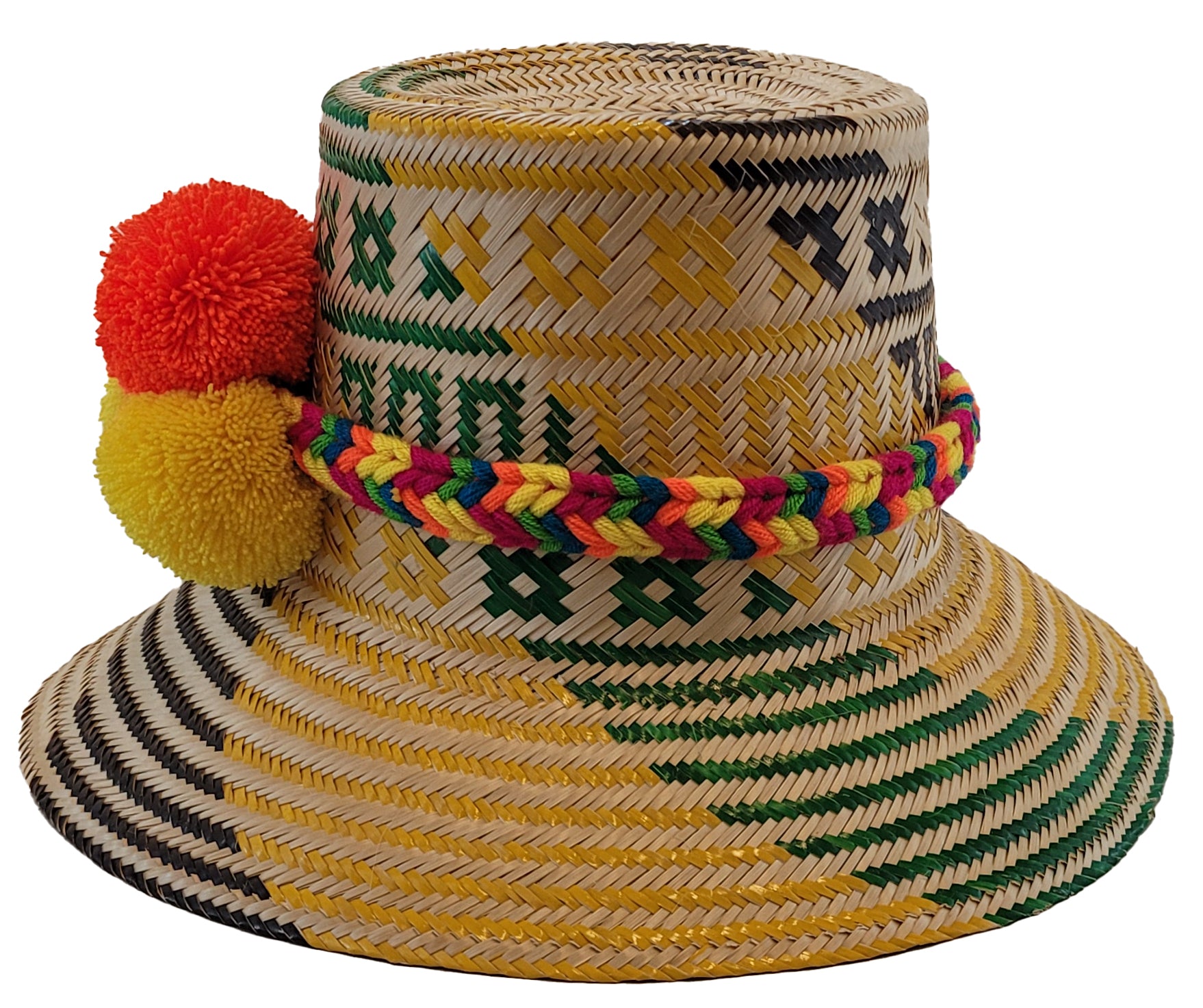 layne handmade wayuu hat-side view