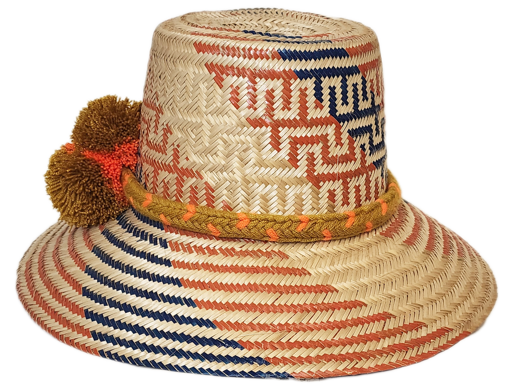 Braelynn Handmade Wayuu Hat side