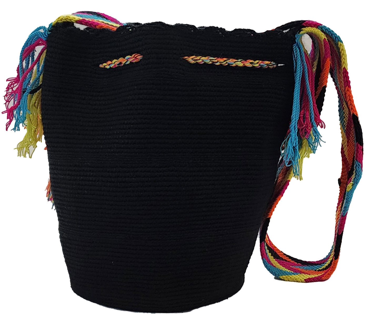 Ramona Large Wayuu Bag with Frida Applique back