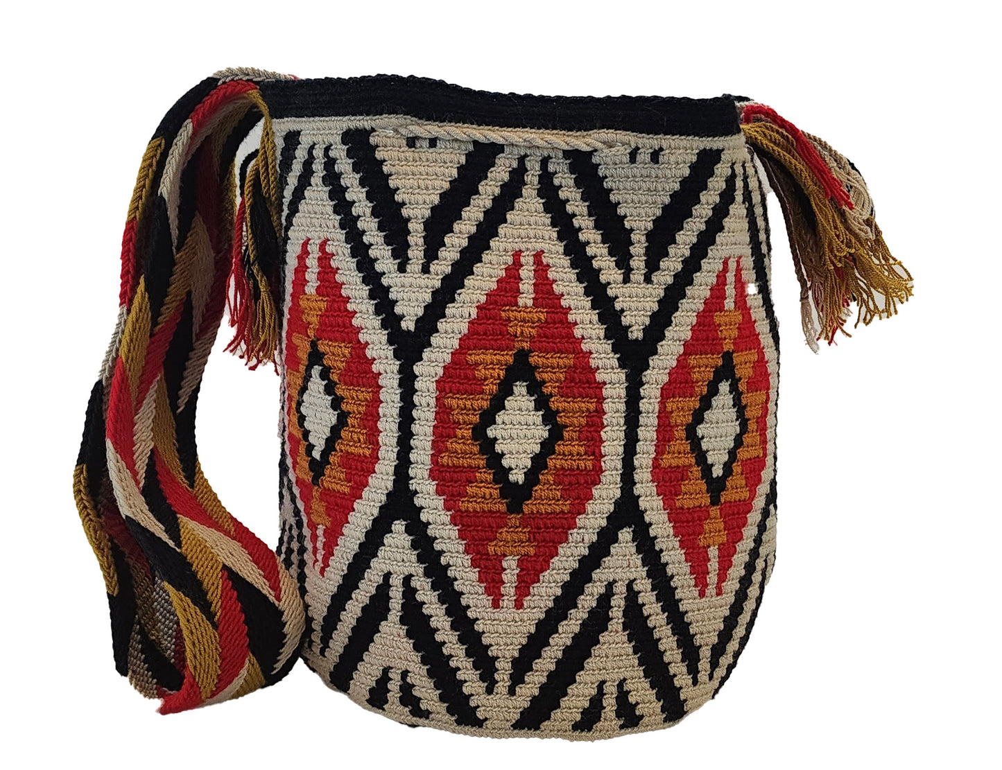 Mercy Large Handmade Wayuu Mochila Bag back