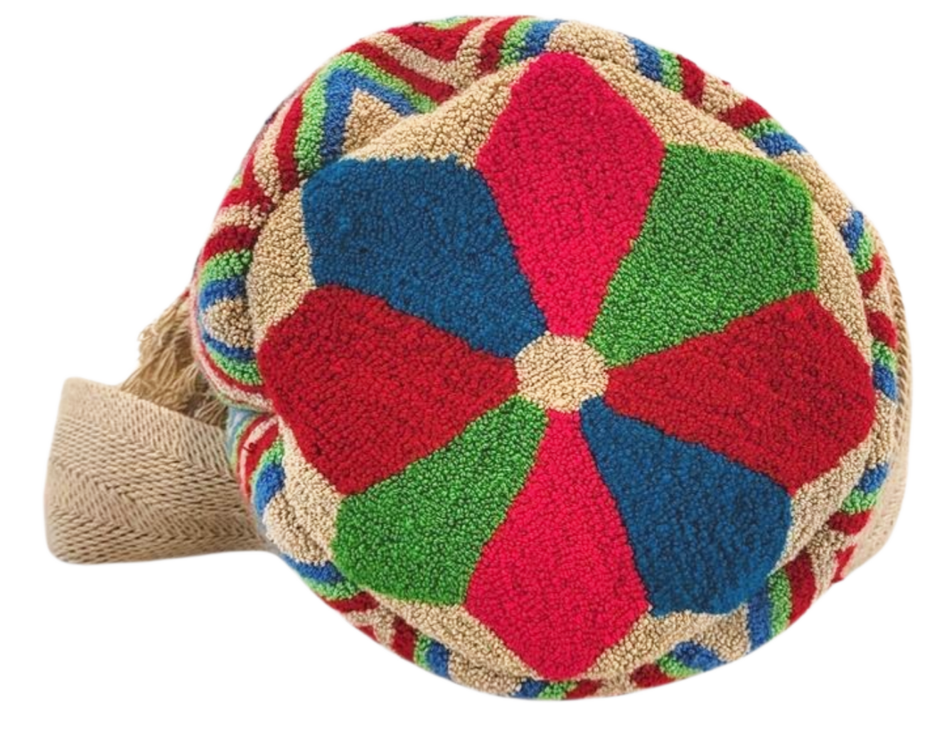 Emersyn Large Handmade Punch-needle Wayuu Mochila Bag - a perfect gift for her