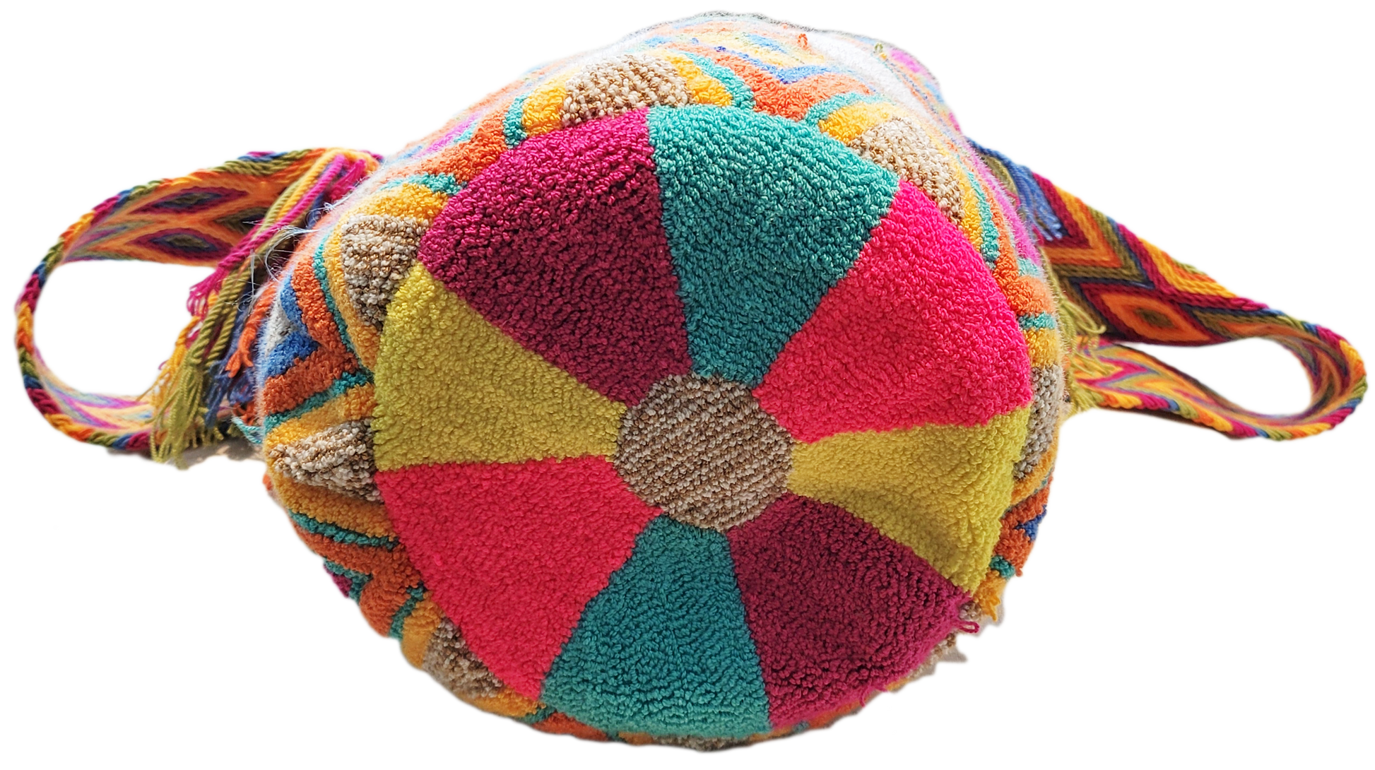 Elise Large Handmade Punch-needle Wayuu Mochila Bag - a perfect gift for her