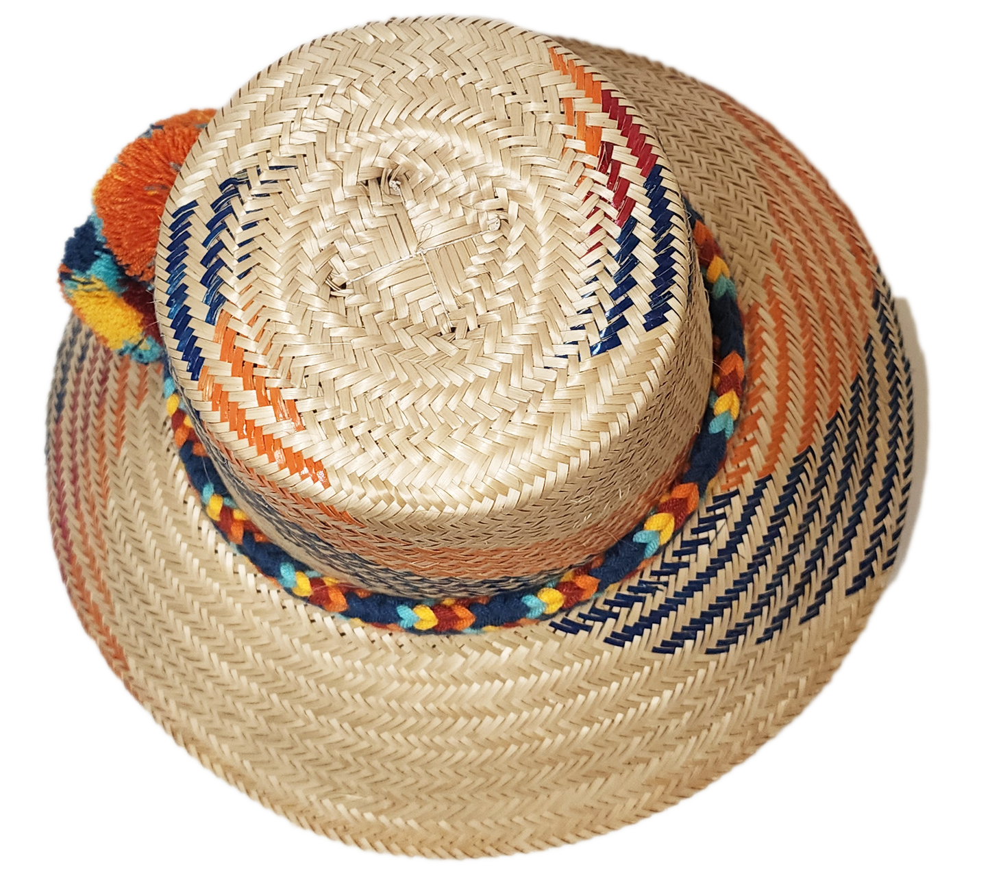 Scarlet Handmade Wayuu Hat top