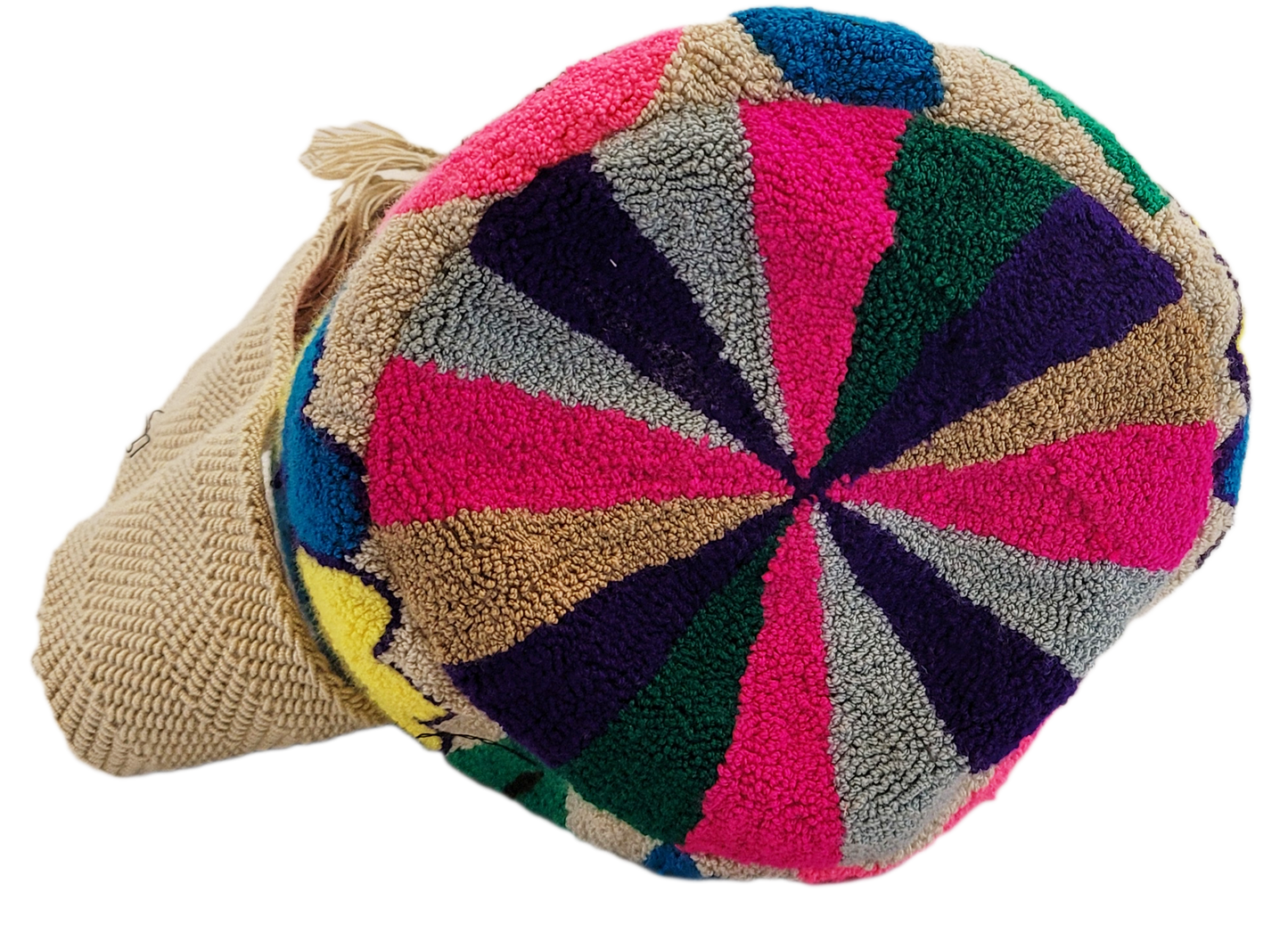 Peyton Large Handmade Punch-needle Wayuu Mochila Bag - a perfect gift for her