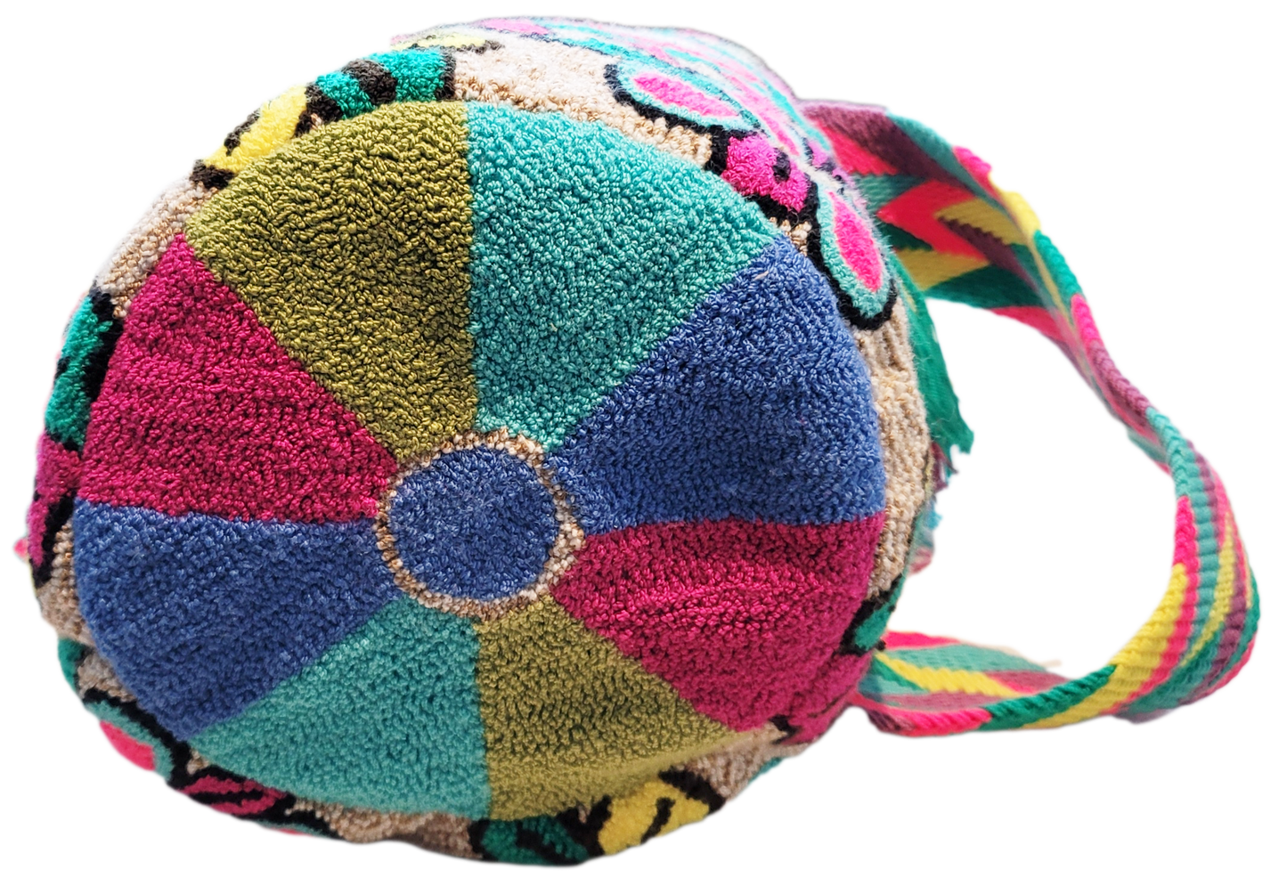 Kamila Large Handmade Punch-needle Wayuu Mochila Bag - a perfect gift for her