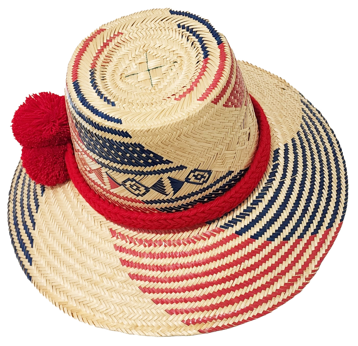 Everleigh Handmade Wayuu Hat - top