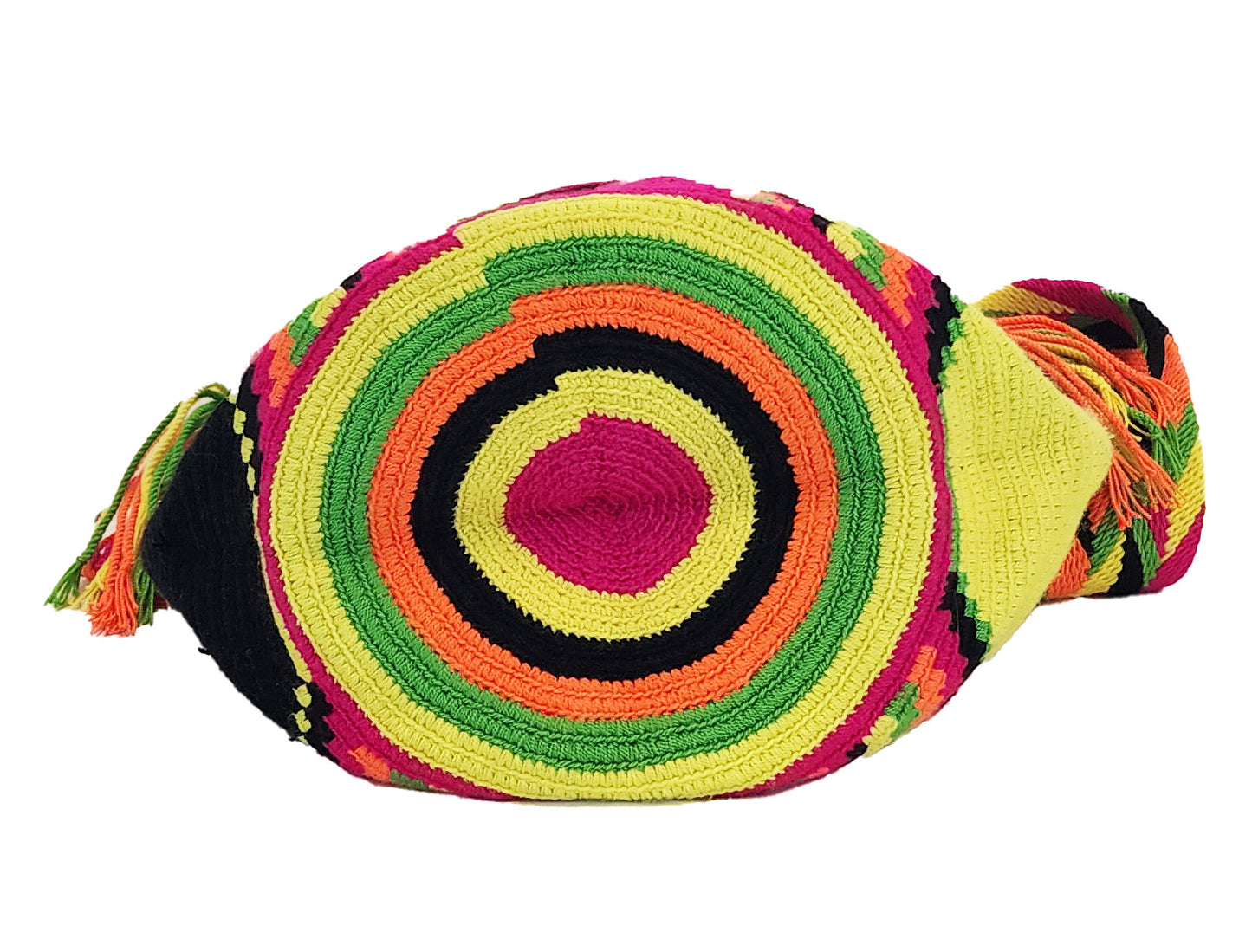 Aubriella Large Handmade Wayuu Mochila bag bottom