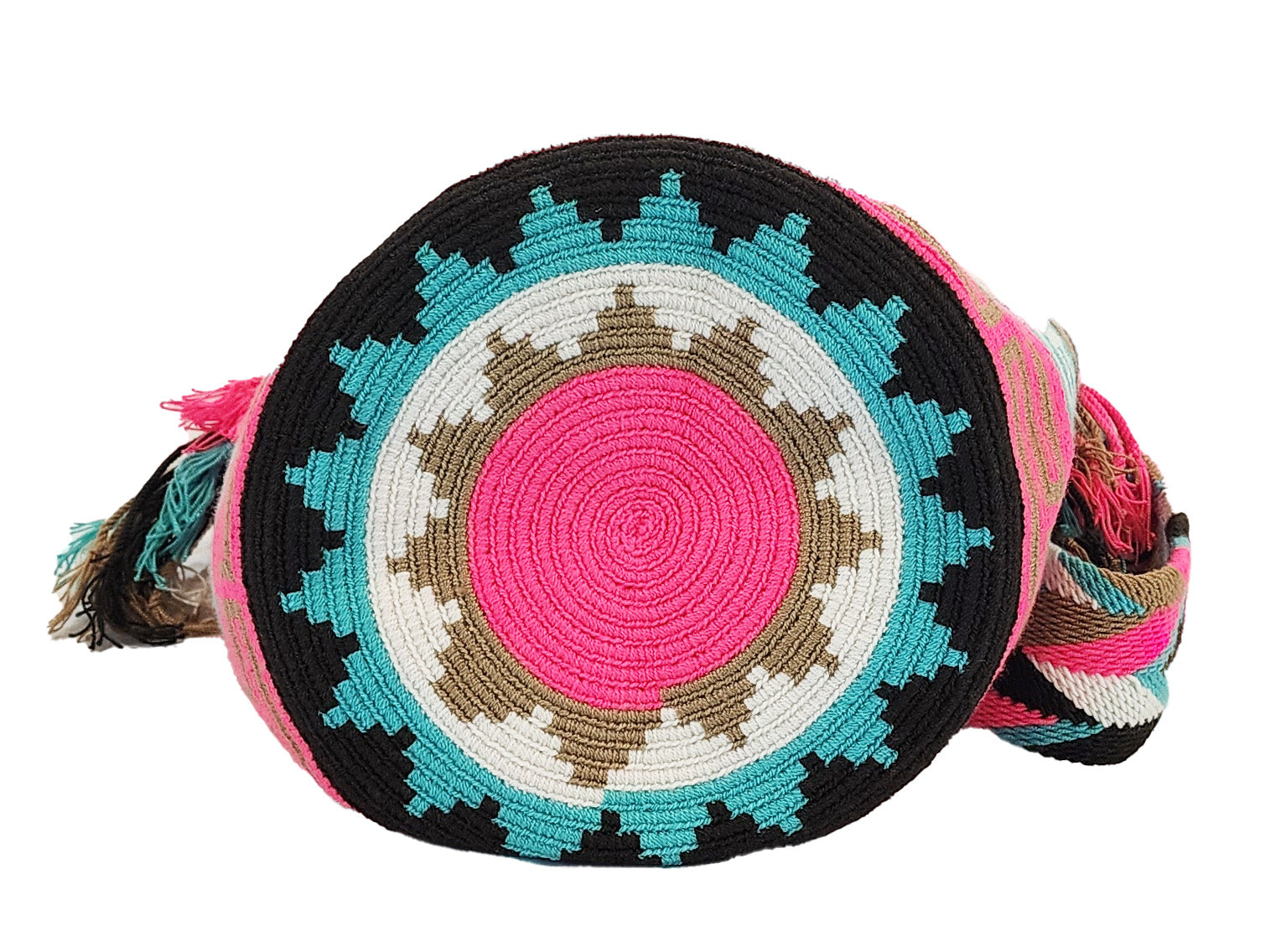 annabella Large Handmade Wayuu Mochila bag bottom