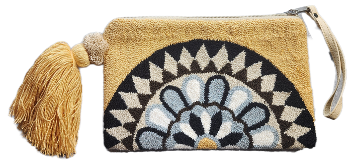 Jemma Handmade Wayuu Punch-needle Clutch