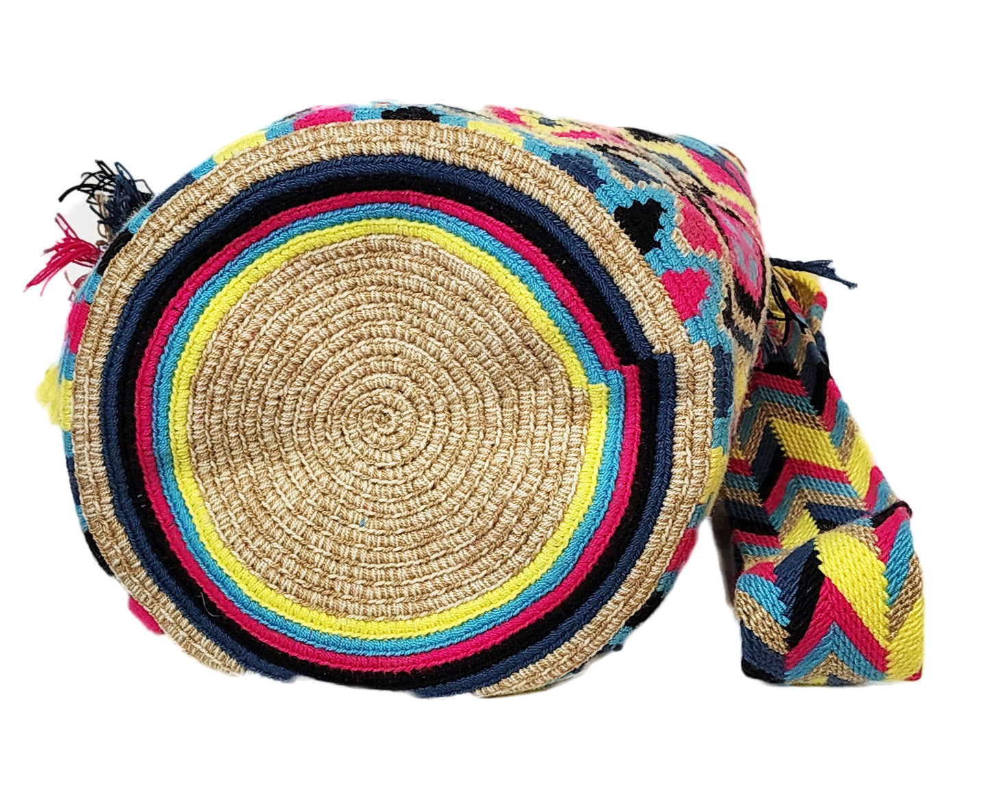 Abby Large Handmade Crochet Wayuu Mochila Bag - Wuitusu