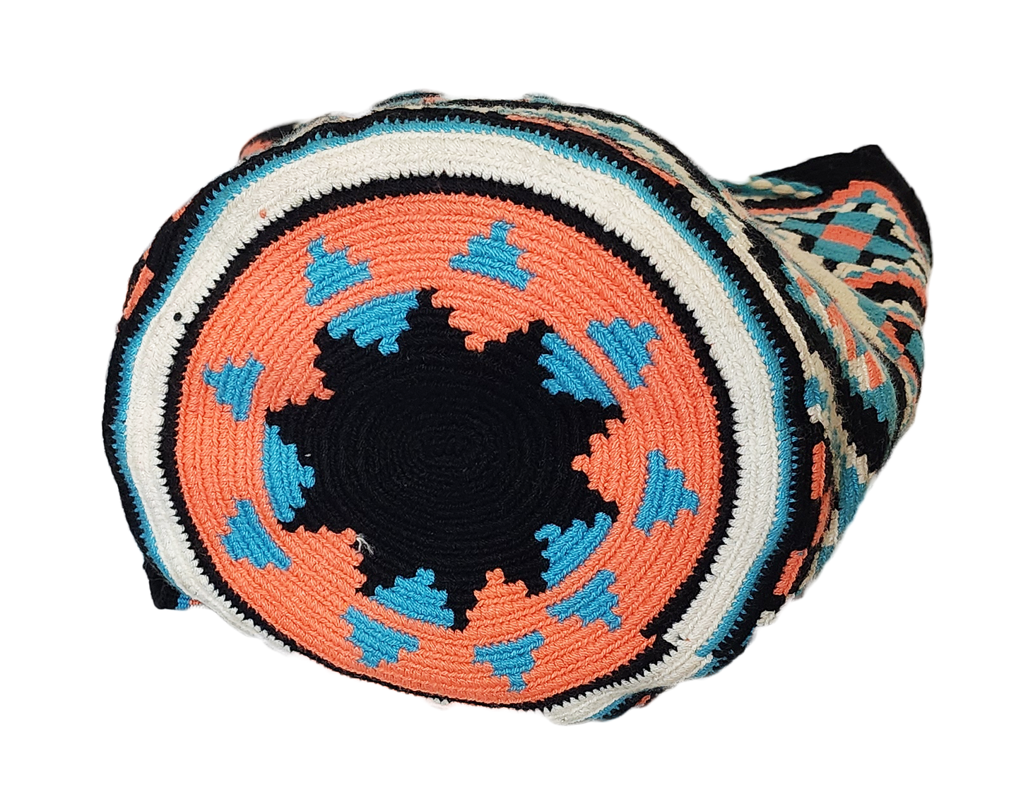 Belle Large Handmade Crochet Wayuu Mochila Bag