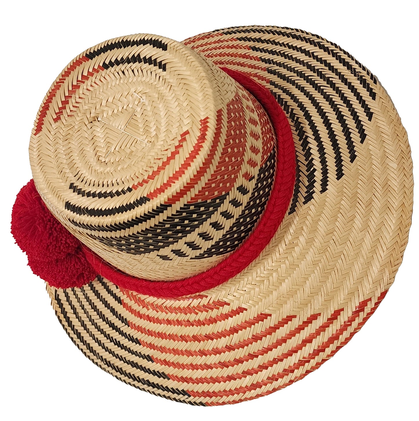 zola  handmade wayuu hat  top view