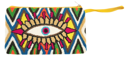 Aubree Handmade Wayuu Punch-needle Clutch - Wuitusu
