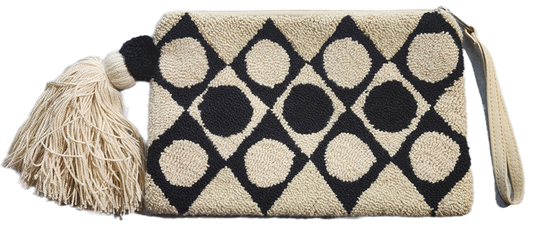 Reyna Handmade Wayuu Punch-needle Clutch - Wuitusu