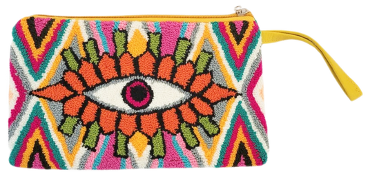 Isabel Handmade Wayuu Punch-needle Clutch - a perfect gift for her