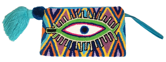 Faith Handmade Wayuu Punch-needle Clutch - Wuitusu