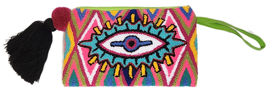 Eloise Handmade Wayuu Punch-needle Clutch - Wuitusu