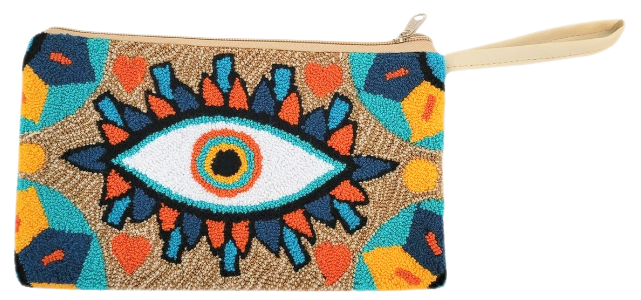 Khloe Handmade Wayuu Punch-needle Clutch - a perfect gift for her