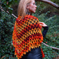 Maribel Crochet Shawl - back view