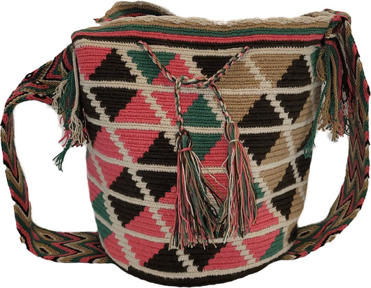 Savanna Large Handmade Crochet Wayuu Mochila Bag