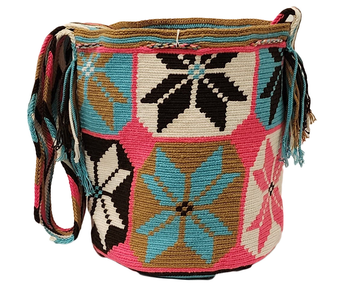 Alicia Large Handmade Crochet Wayuu Mochila Bag - Wuitusu