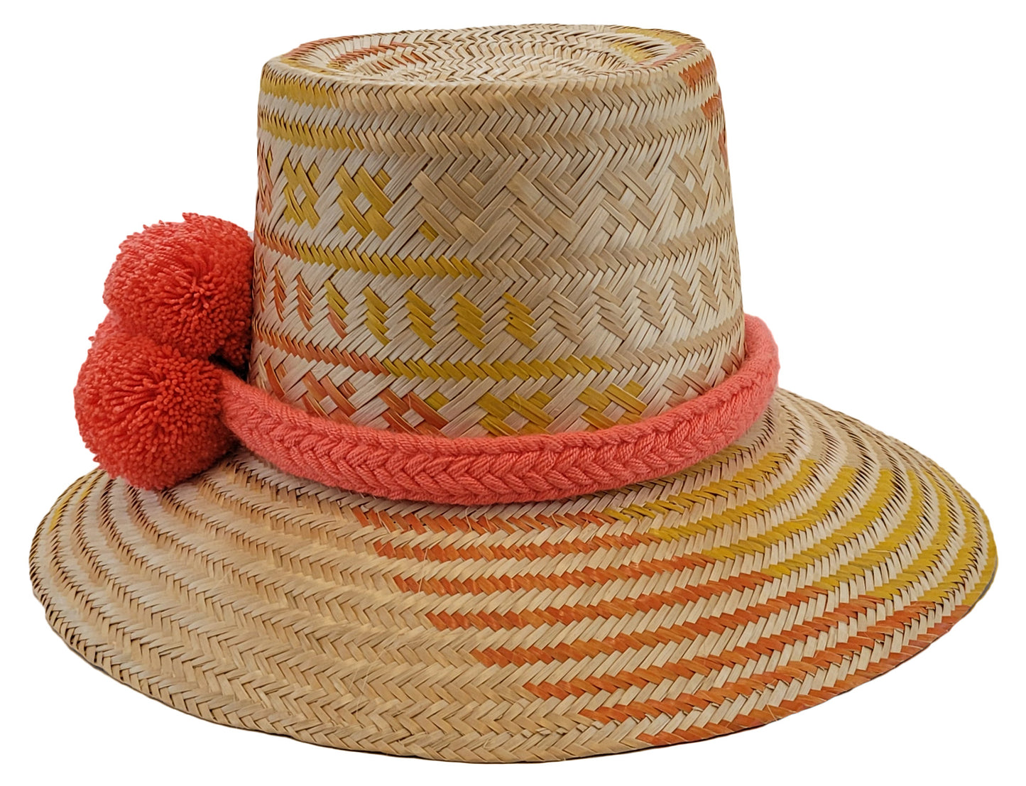 josephine handmade wayuu hat side view