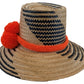  handmade wayuu hat side view 