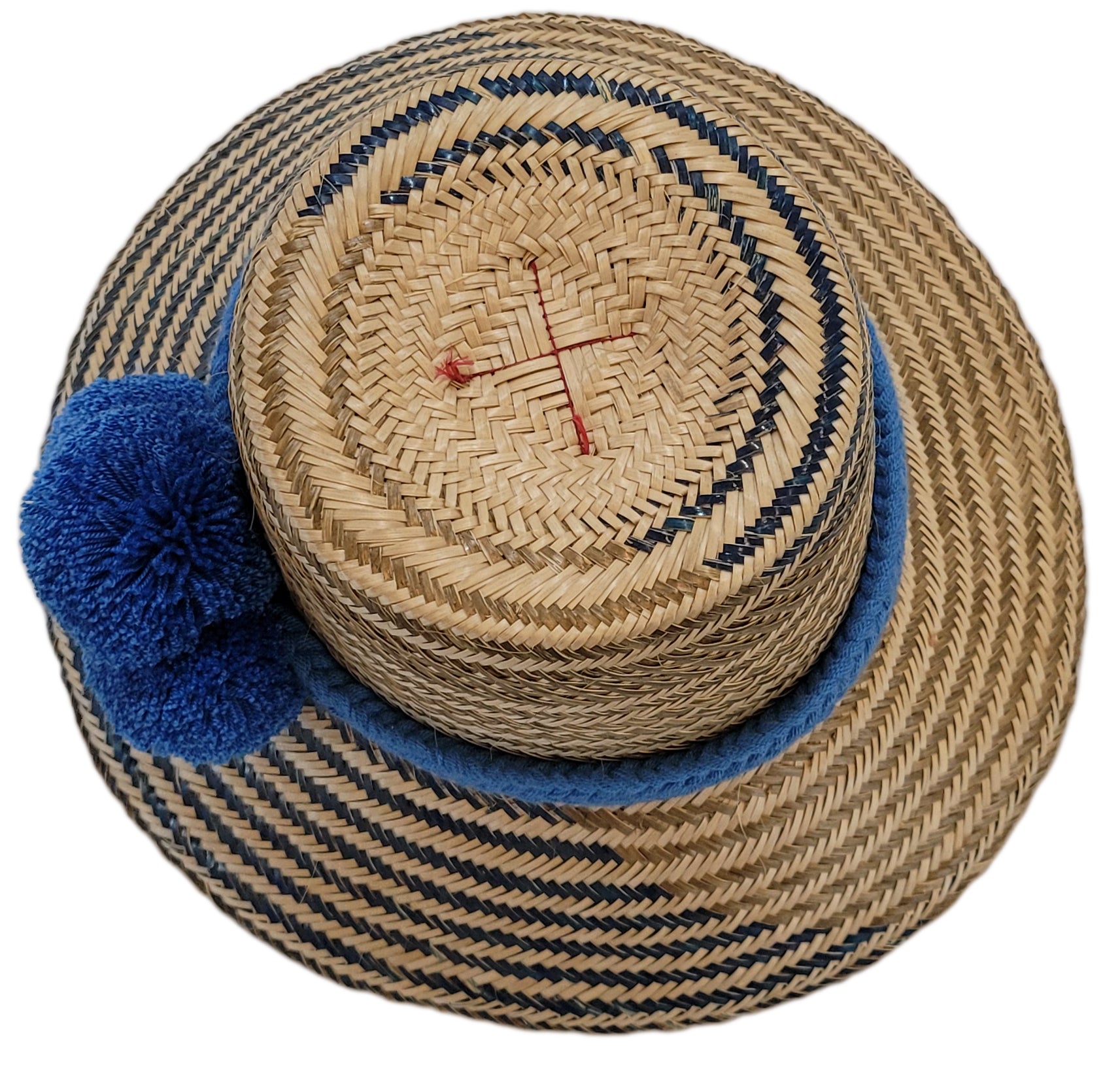 sadie handmade wayuu hat top view