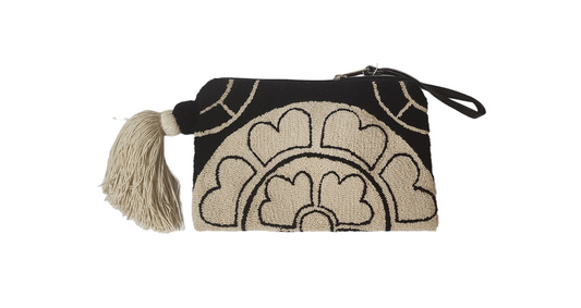 Aurelia Handmade Wayuu Punch-needle Clutch - Wuitusu