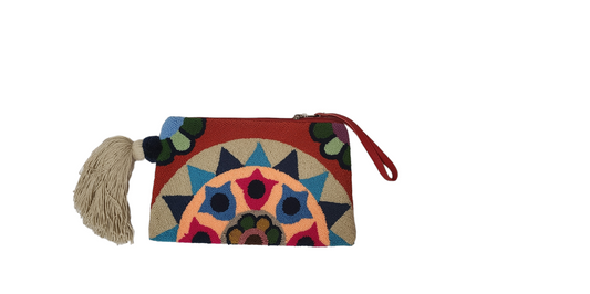 Aria Handmade Wayuu Punch-needle Clutch - Wuitusu