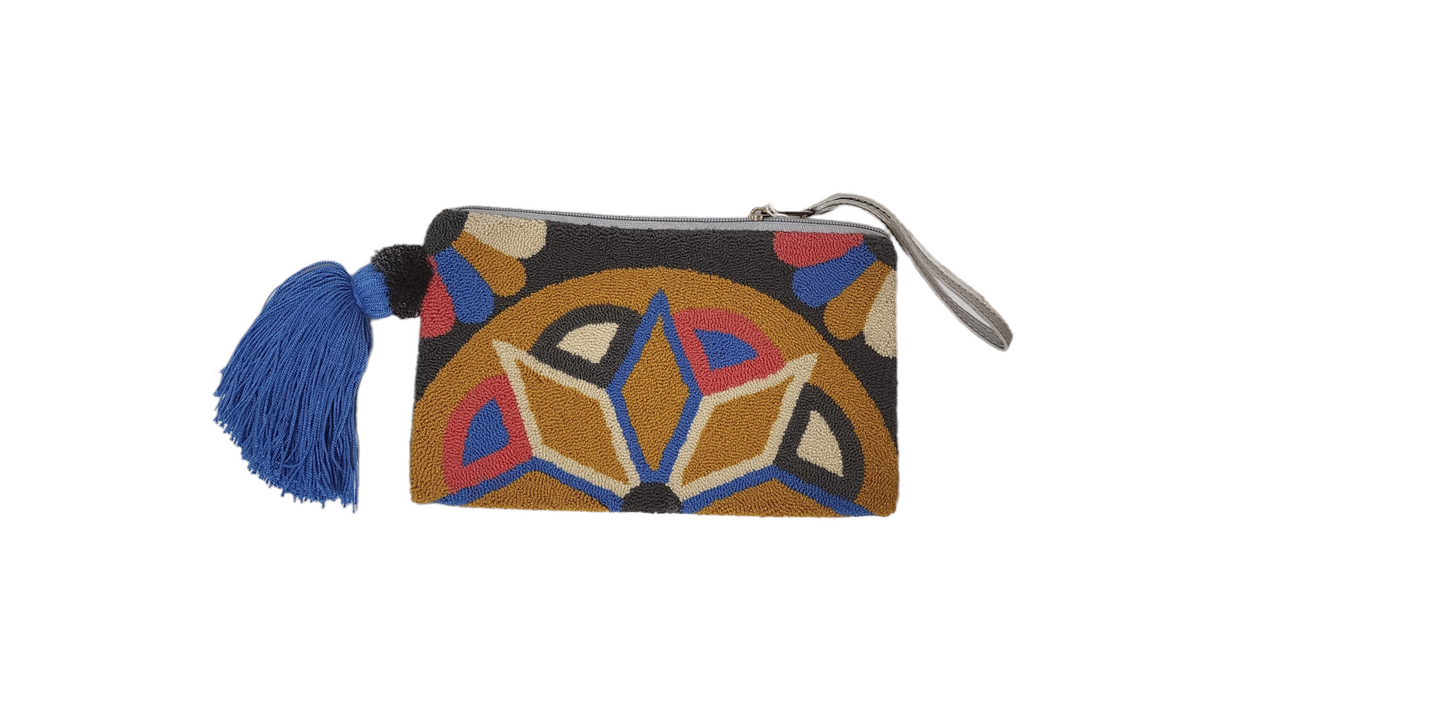 Grace Handmade Wayuu Punch-needle Clutch