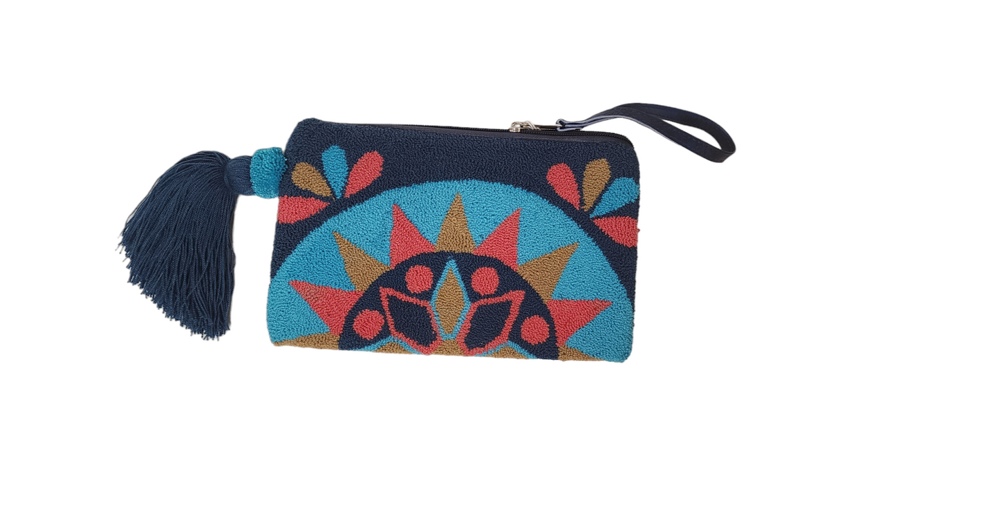 Madison Handmade Wayuu Punch-needle Clutch