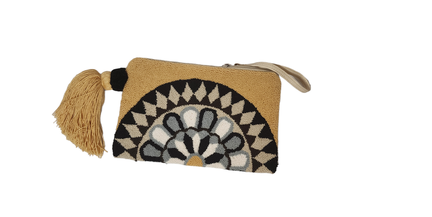 Sofia Handmade Wayuu Punch-needle Clutch