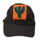"Artisan-crafted Baseball Cap with a colorful, Wayuu-inspired Needle Punch Patch by Wuitusu, showcasing traditional and moder