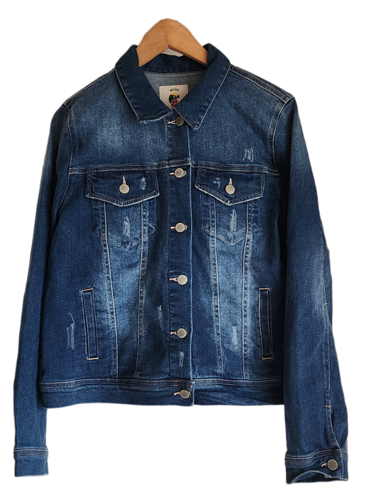 Lilian Denim Jacket with Handmade Eye(L)