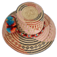 Festival-ready straw hat with Wayuu craftsmanship and colorful detailing