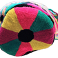 Vibrant bohemian handbag with Wayuu embroidery details

