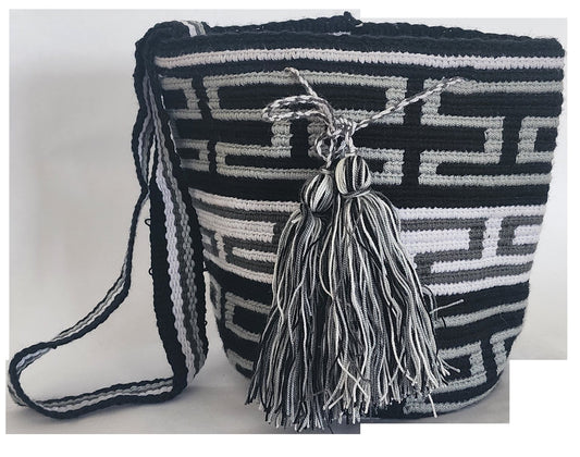 Khaleesi Medium Handmade Crochet Wayuu Mochila Bag