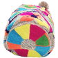 Crochet colorful Wayuu bag in punch-needle style, perfect for boho lovers