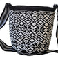 Colorful craftsmanship shown in this handmade Wayuu bag, ideal for bohemian and boho lovers.