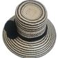 Bohemian Chick hat featuring black pattern design and bold cultural flair