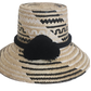 Handcrafted beach straw hat, perfect as a womens fedora and loved for its everyday sun hat flair.
