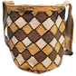 "Colorful handcrafted Paleteada Crochet Wayuu Bag by Wuitusu artisans, featuring intricate geometric patterns and a durable s