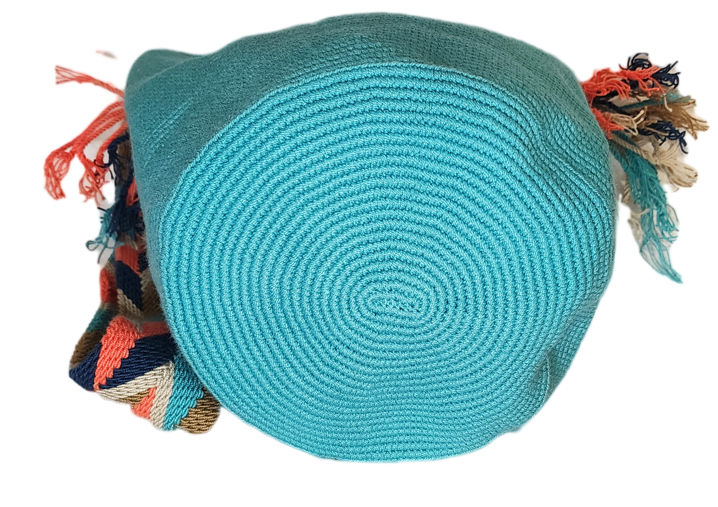 "Colorful handcrafted Wuitusu crochet bags by Wayuu women, featuring vibrant patterns and ethical fair trade practices."