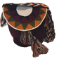 "Colorful handcrafted Wuitusu Wayuu crochet bag with lid, featuring intricate patterns and a blend of vibrant colors."